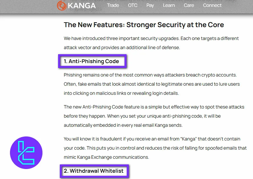 Kanga Exchange security