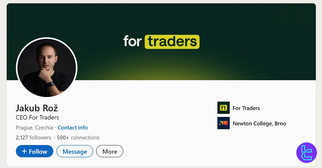 For Traders CEO’su LinkedIn