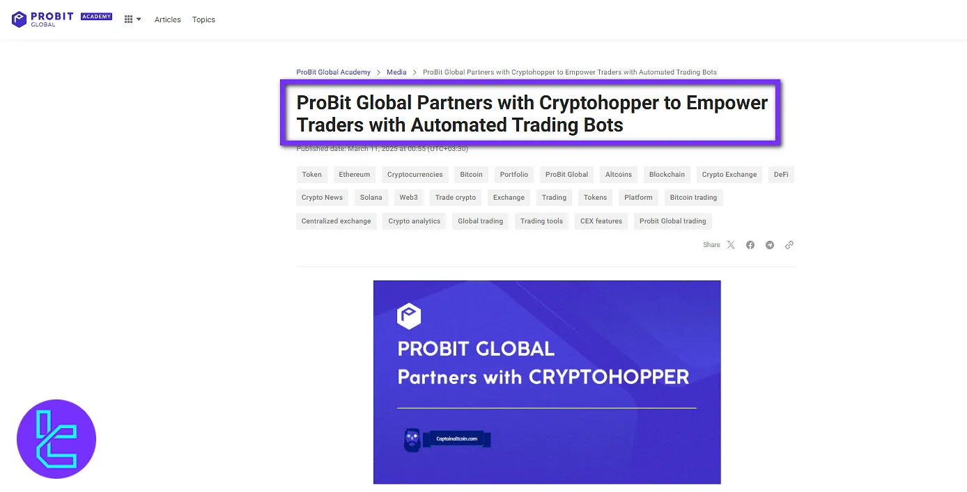 ProBit bot trading