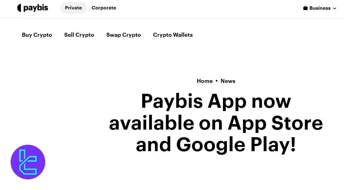 Paybis mobile app