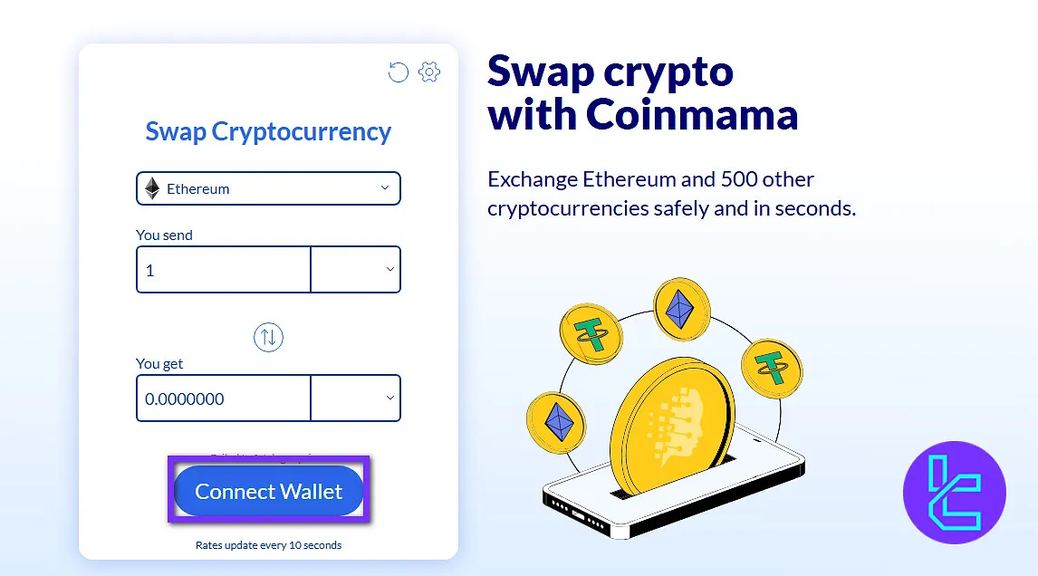 Coinmama connect wallet