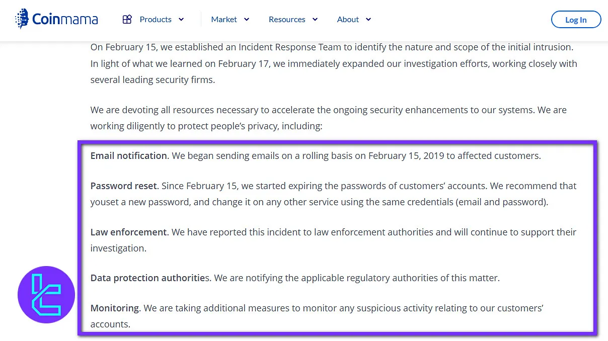 Coinmama security enhancements
