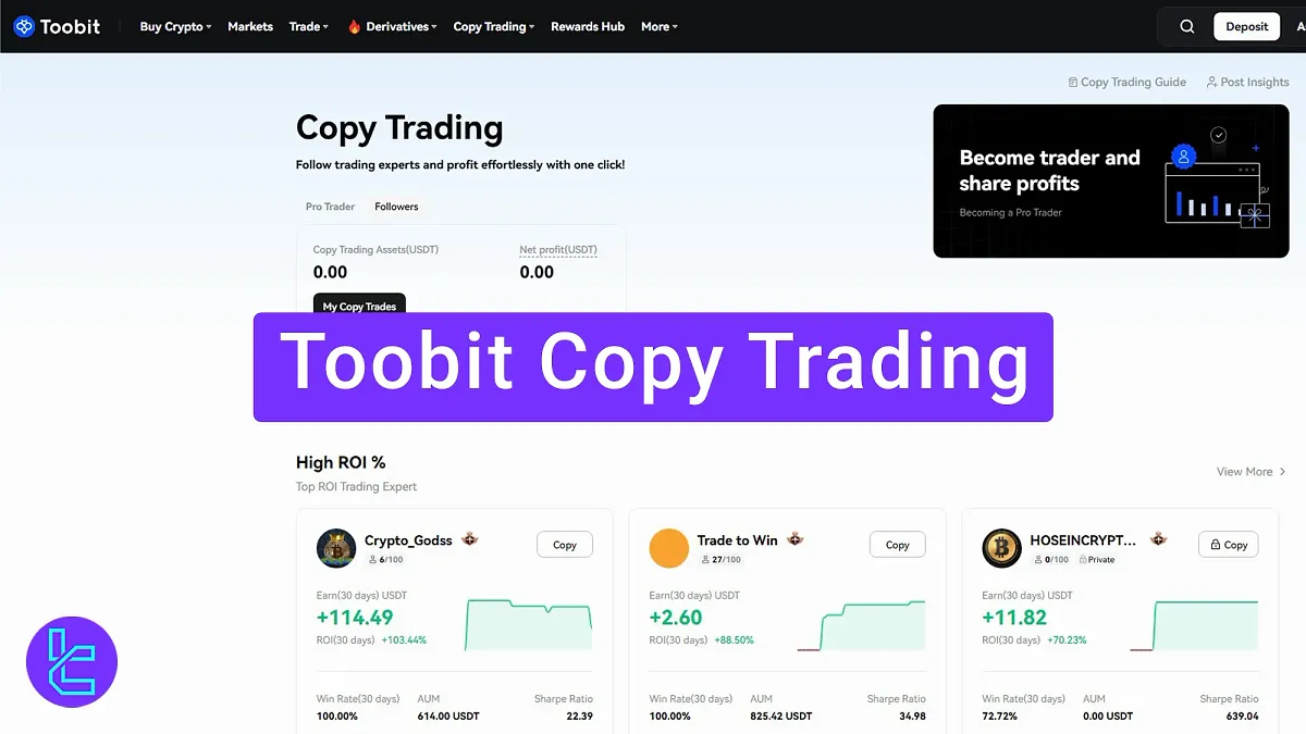Toobit Copy Trading 2025 [Social Trading with Fixed Ratio & Fixed Amounts] 