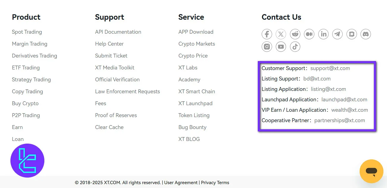 XT customer support