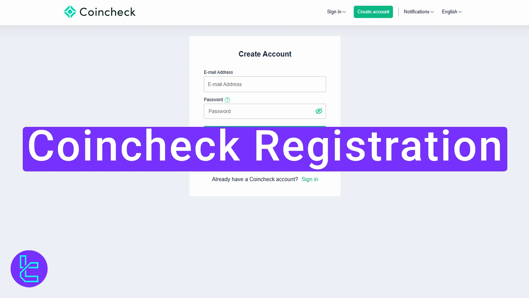 Coincheck registration
