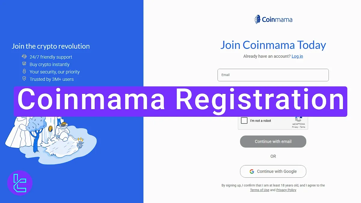 Coinmama Registration - Sign Up via Email or Google [4 Steps] 2025
