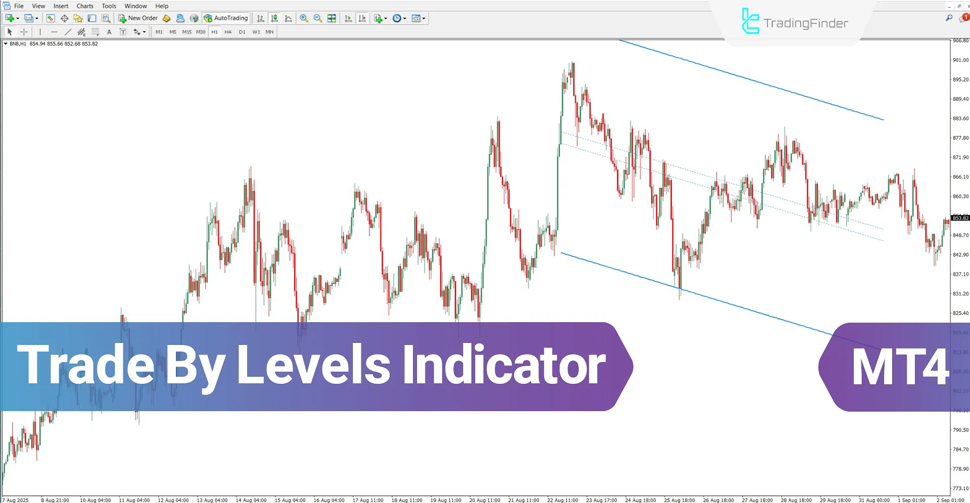 Trade By Levels Indicator for MT4 Download – Free – [TradingFinder]