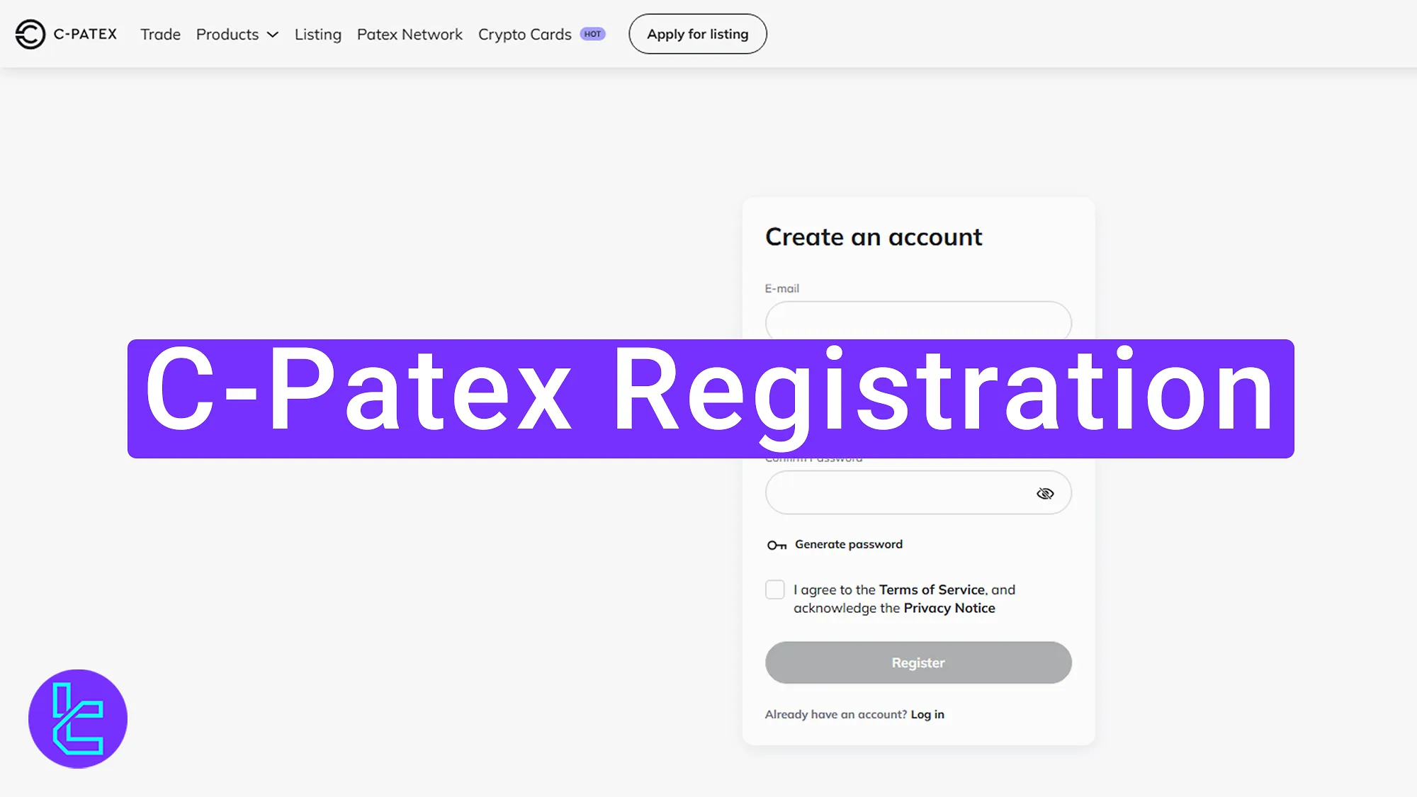 C-Patex registration
