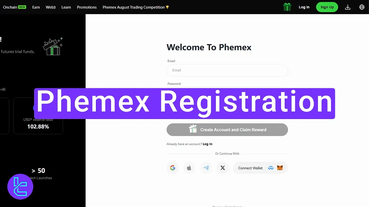 Phemex Registration 2025 [Open an Account in 3 Steps]