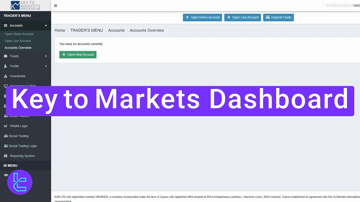 Key to Markets Dashboard 2025 [PAMM, Social Trading, Funds, and More]