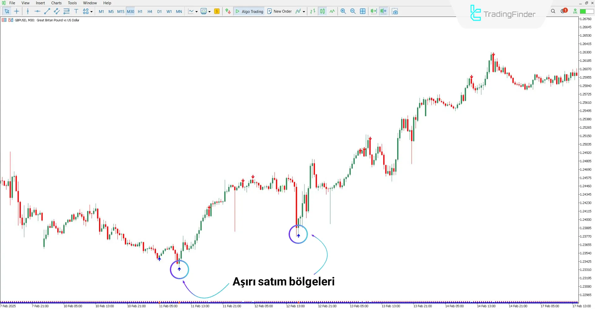 RSI Aşırı Alım Aşırı Satış Göstergesi MT5 İndir – Ücretsiz – [TrdingFinder] 1