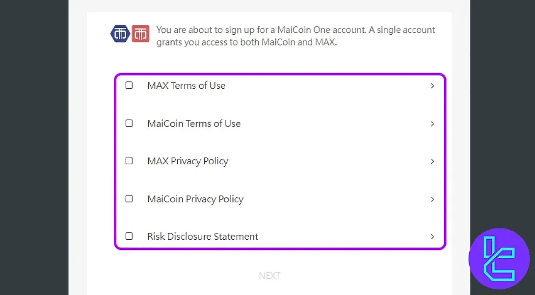 MaiCoin MAX rules