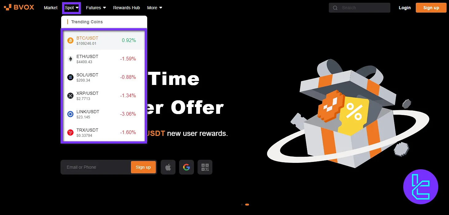BVOX trading pair