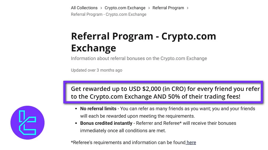 Crypto.com referral bonus