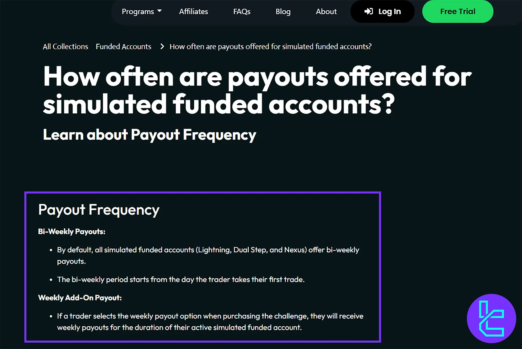 ThinkCapital ödeme paneli