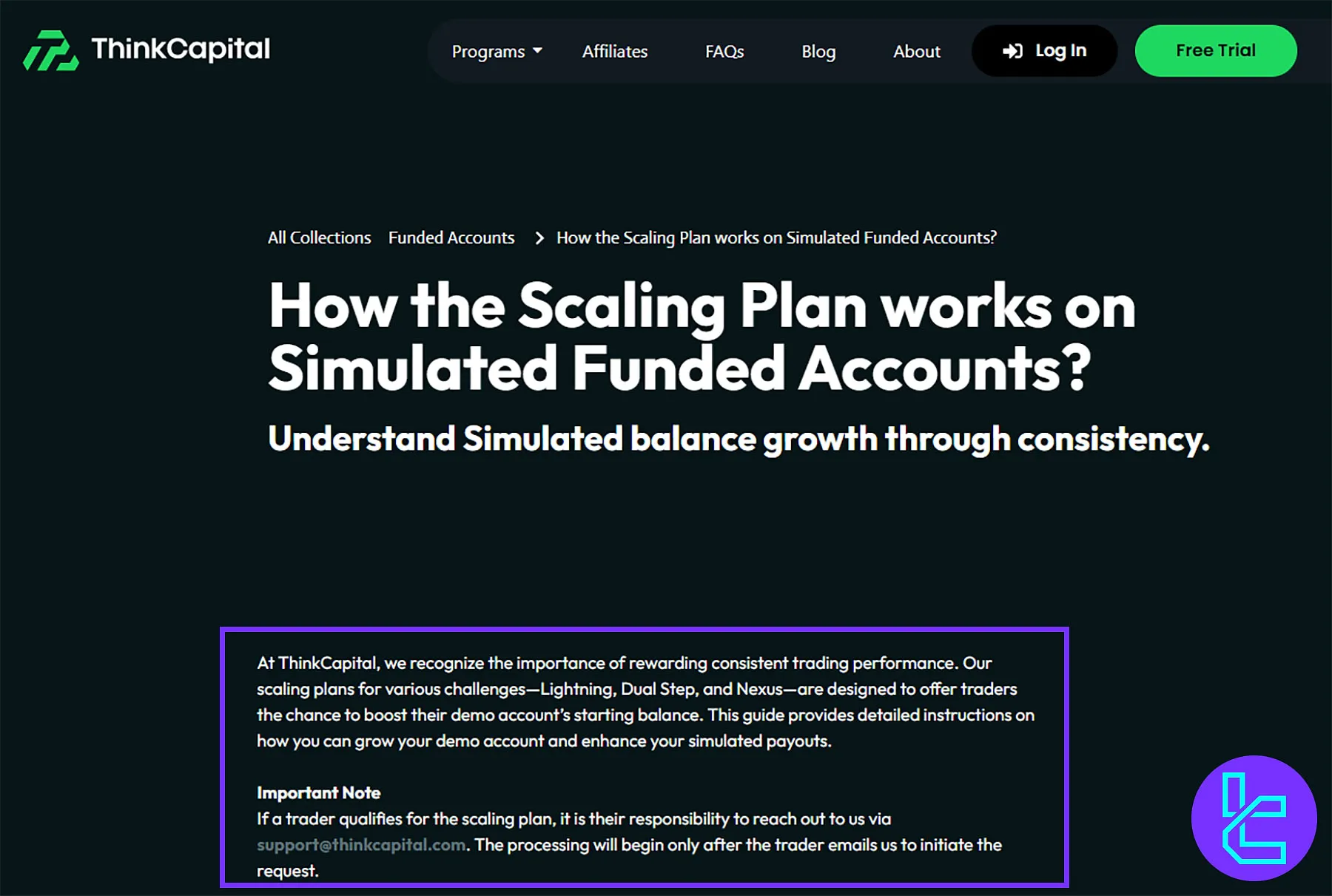 ThinkCapital Büyüme Programı