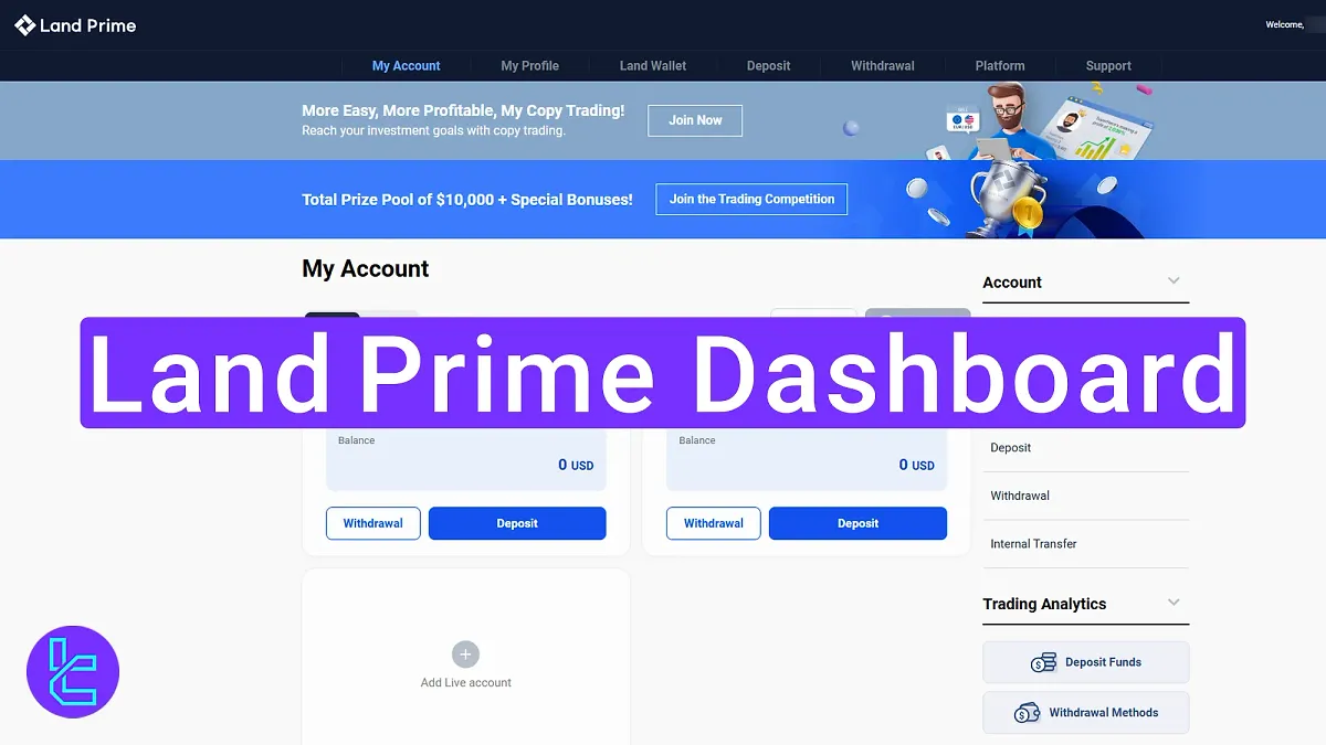 Land Prime Dashboard 2025 [Deposit, WhiteShine Panel, Platform, and More]