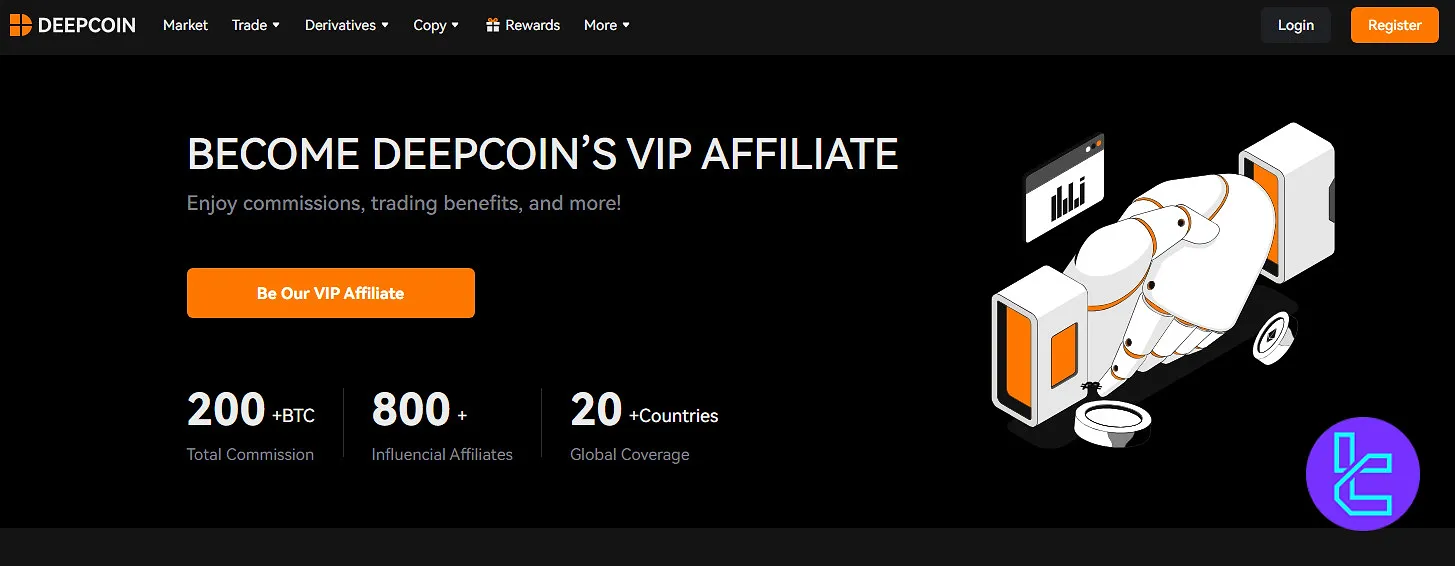 Deepcoin referral program