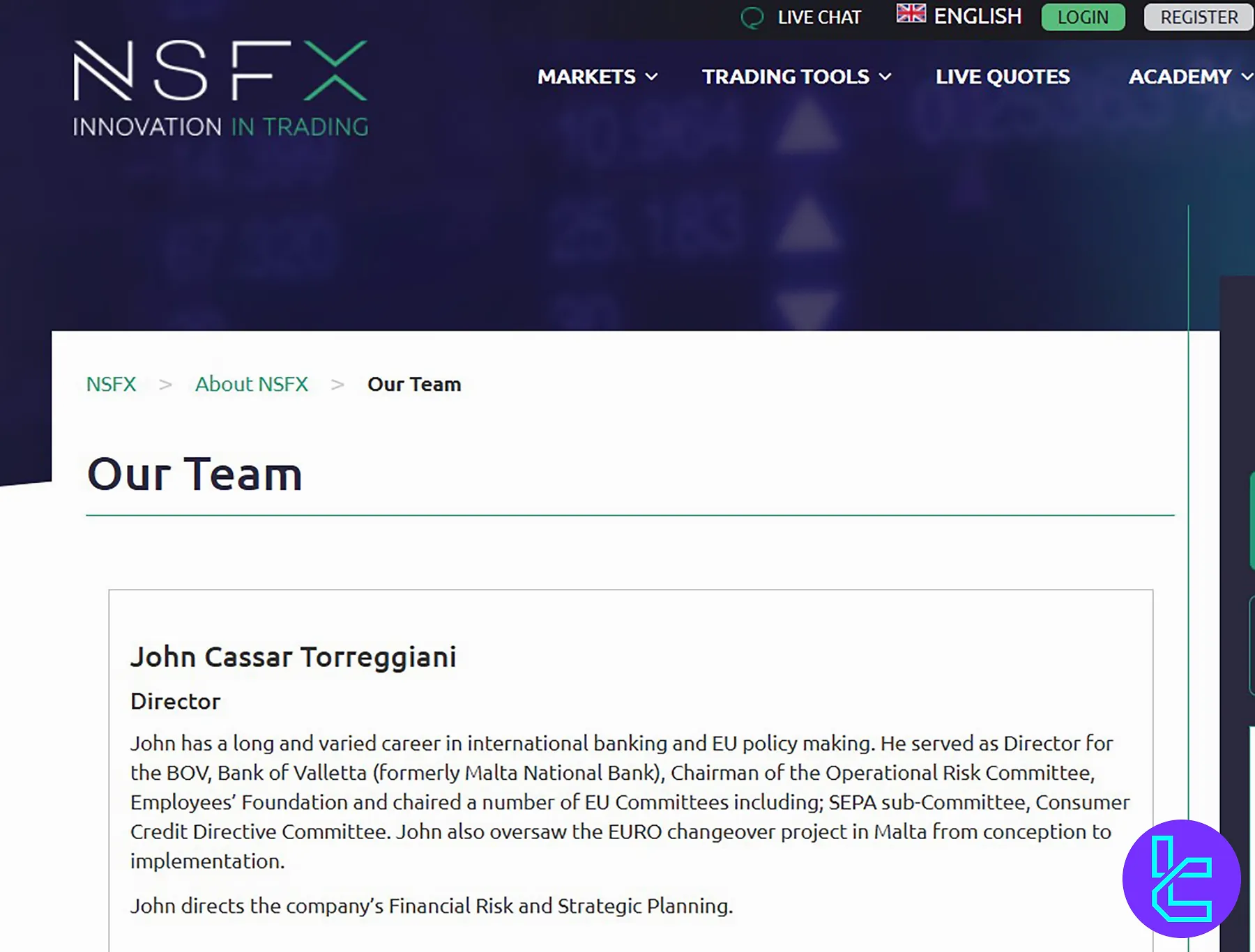 NSFX CEO