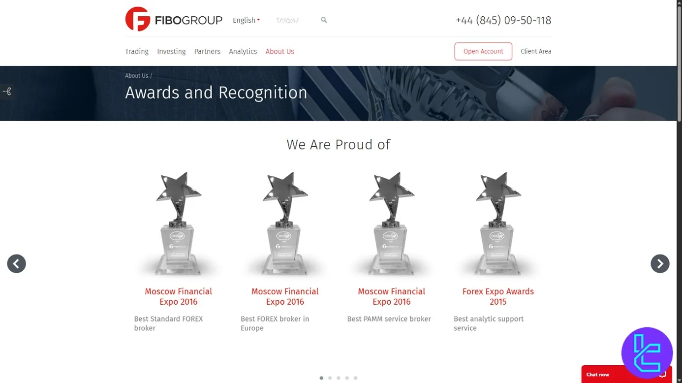 Fibo Group awards
