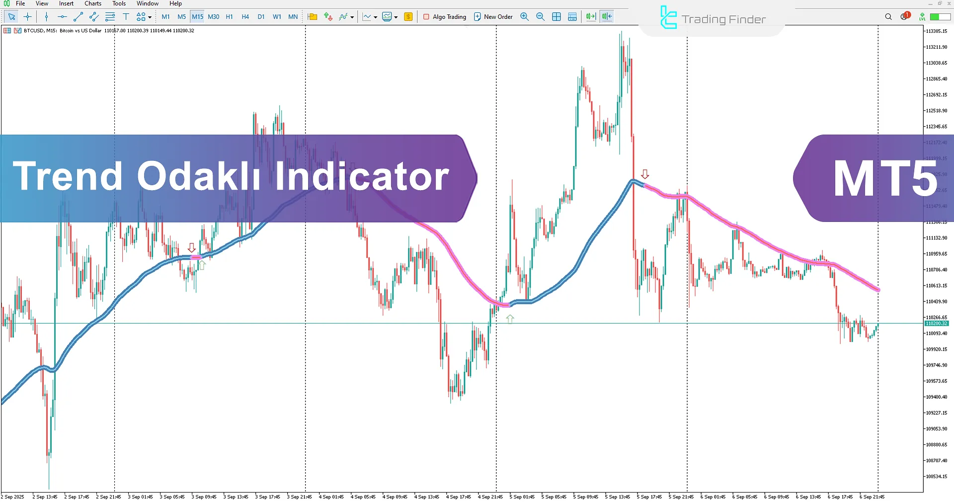 Trend Focus Göstergesi İndir MetaTrader 5'te  - TradingFinder