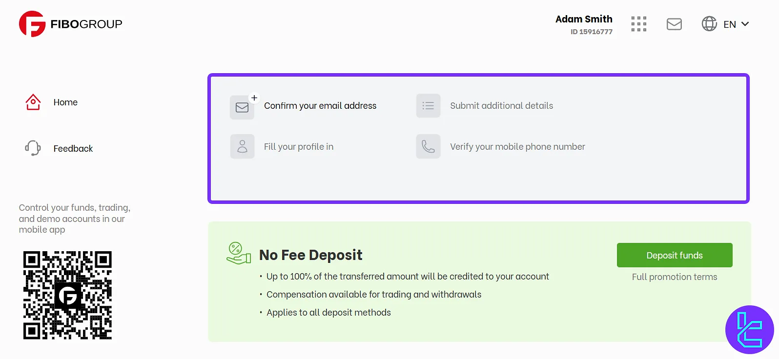 FIBO Group KYC verification