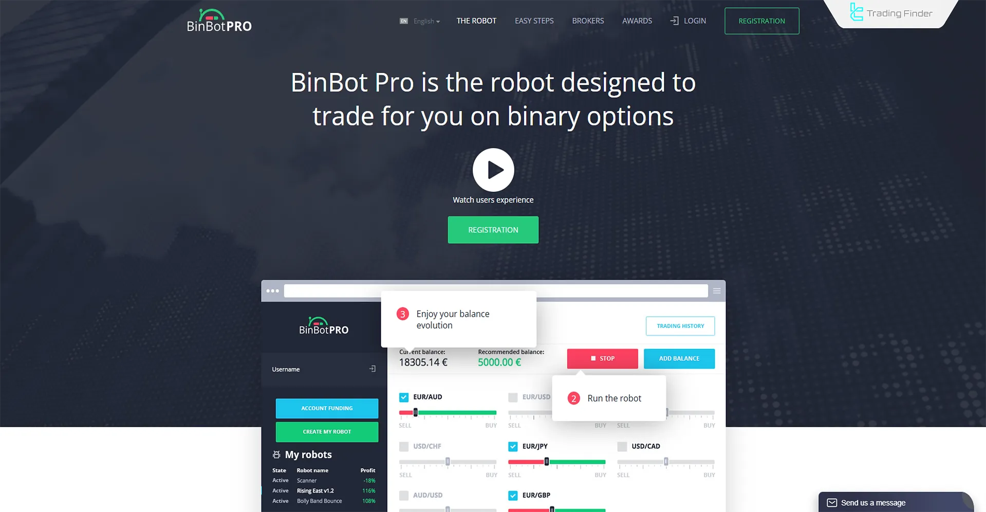 Official BinBot Pro website