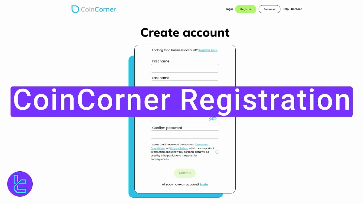 CoinCorner Registration - Signup via Email & Phone Number [4 Steps] 2025