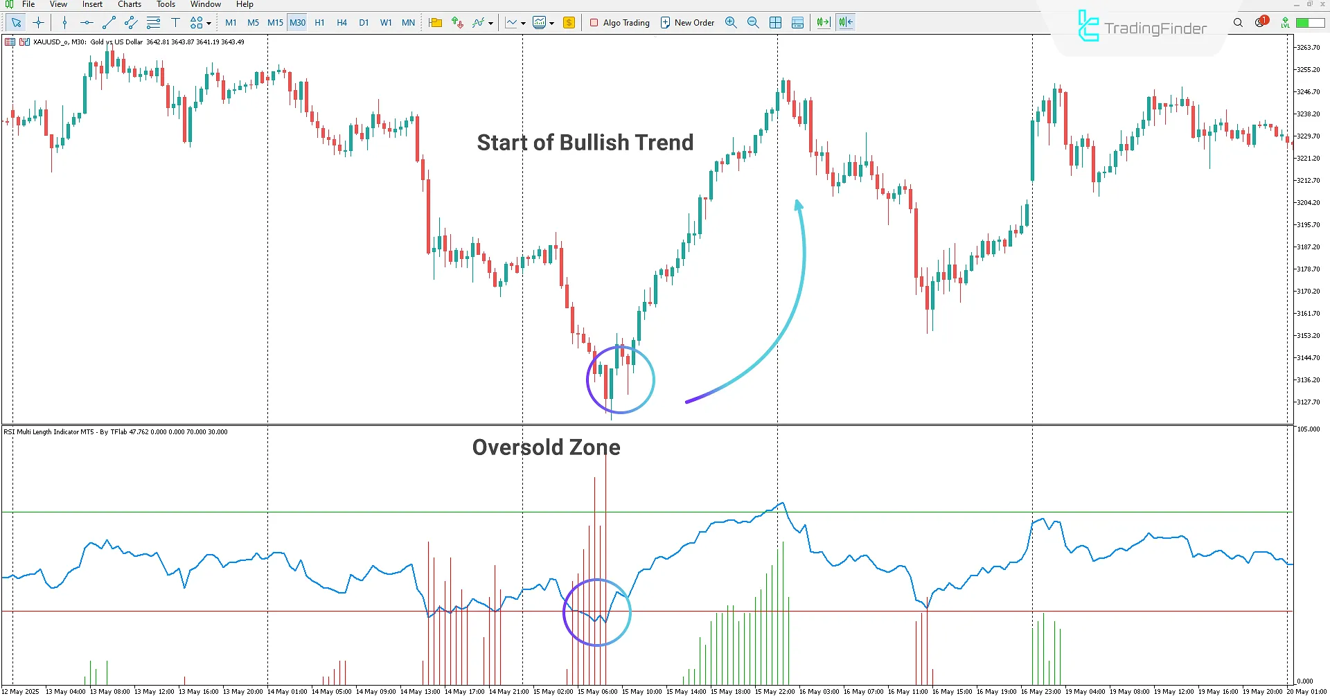 RSI Multi Length Indicator in MetaTrader 5 Download – [TradingFinder] 2