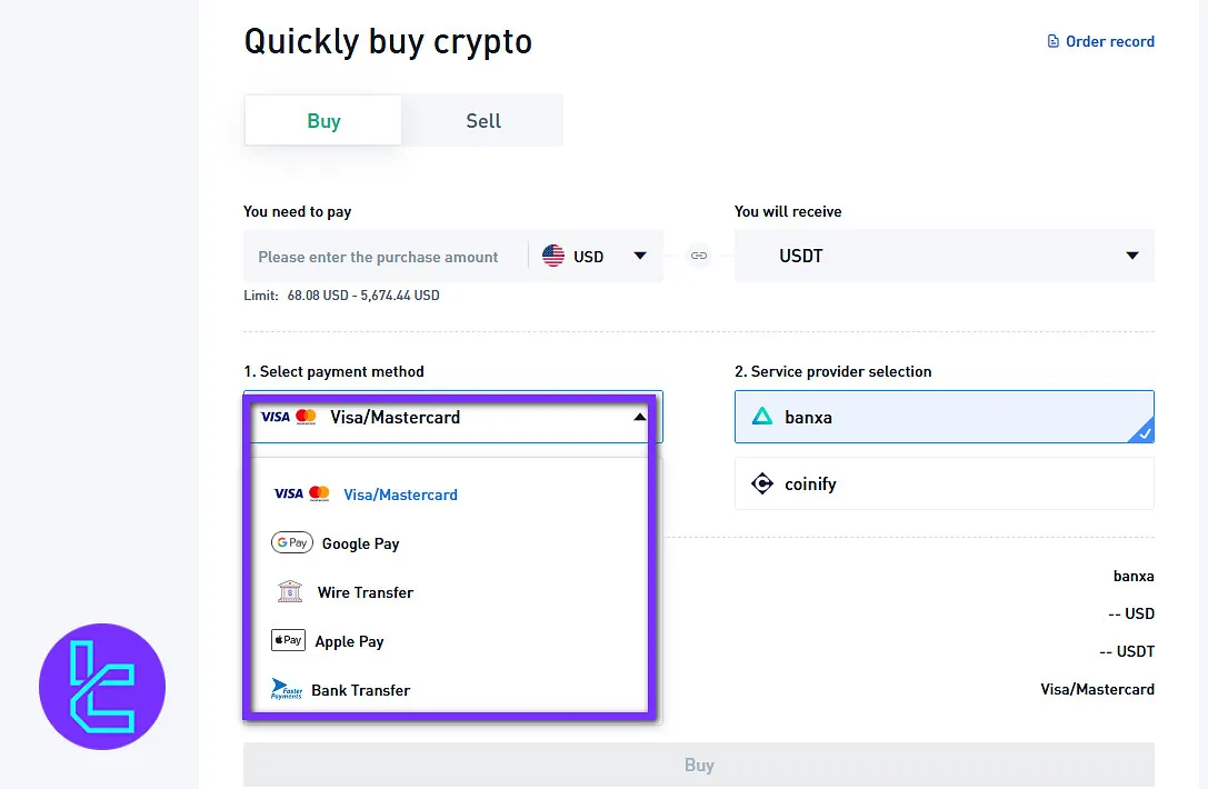 Bibox payments