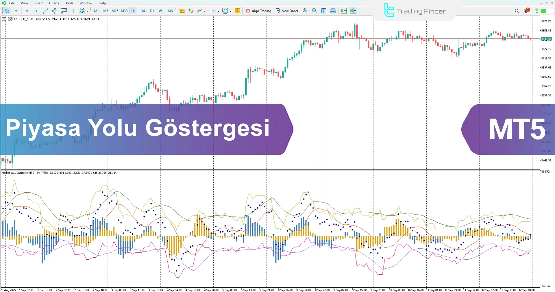 Market Way Göstergesi MetaTrader 5 İndir - [TradingFinder]