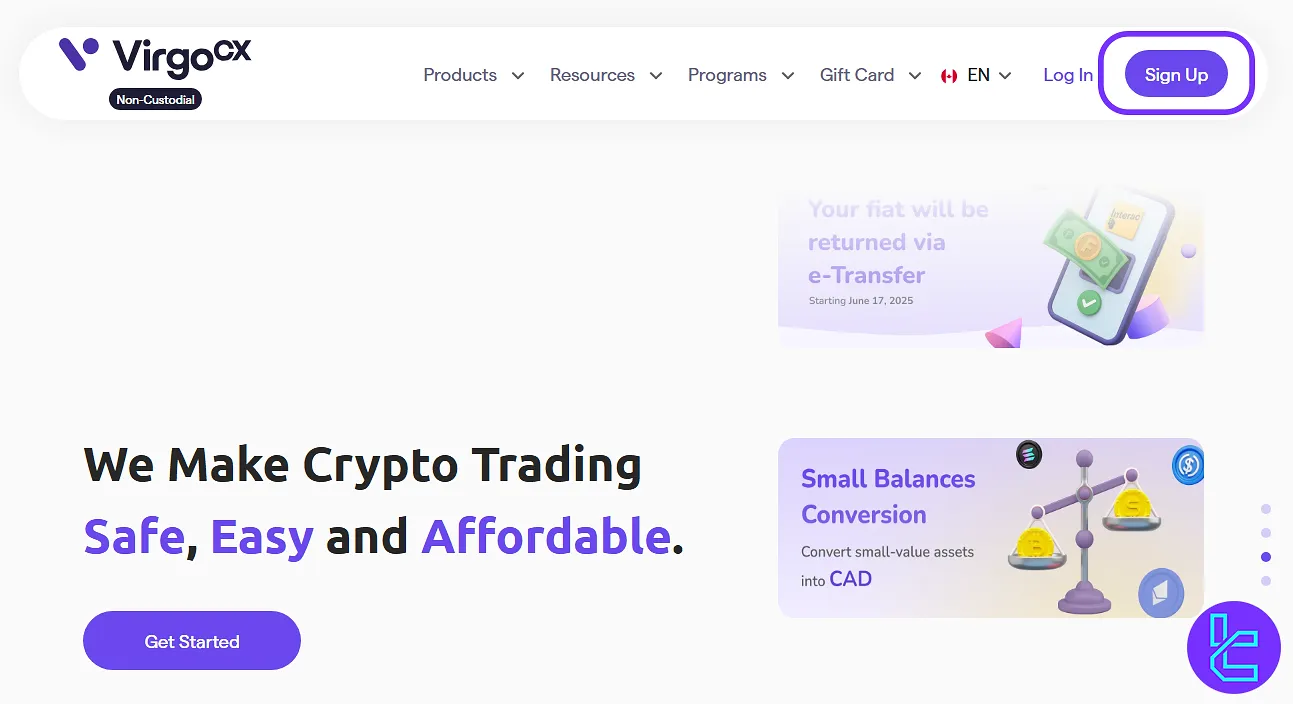 Access the VirgoCX setup page