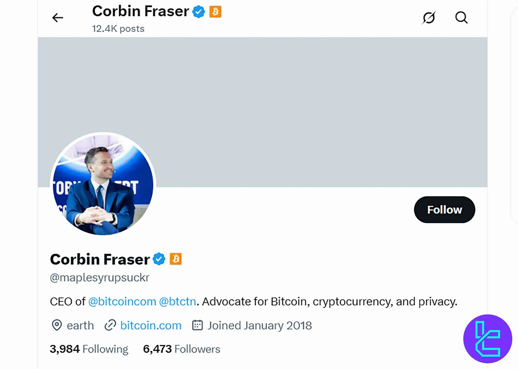 Bitcoin.com CEO Corbin Fraser