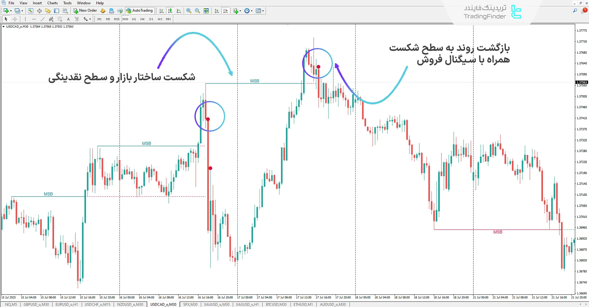 دانلود اندیکاتور نقدینگی سمت خریداران و فروشندگان (Buyside & Sellside) در متاتریدر 4 - [تریدینگ فایندر] 2