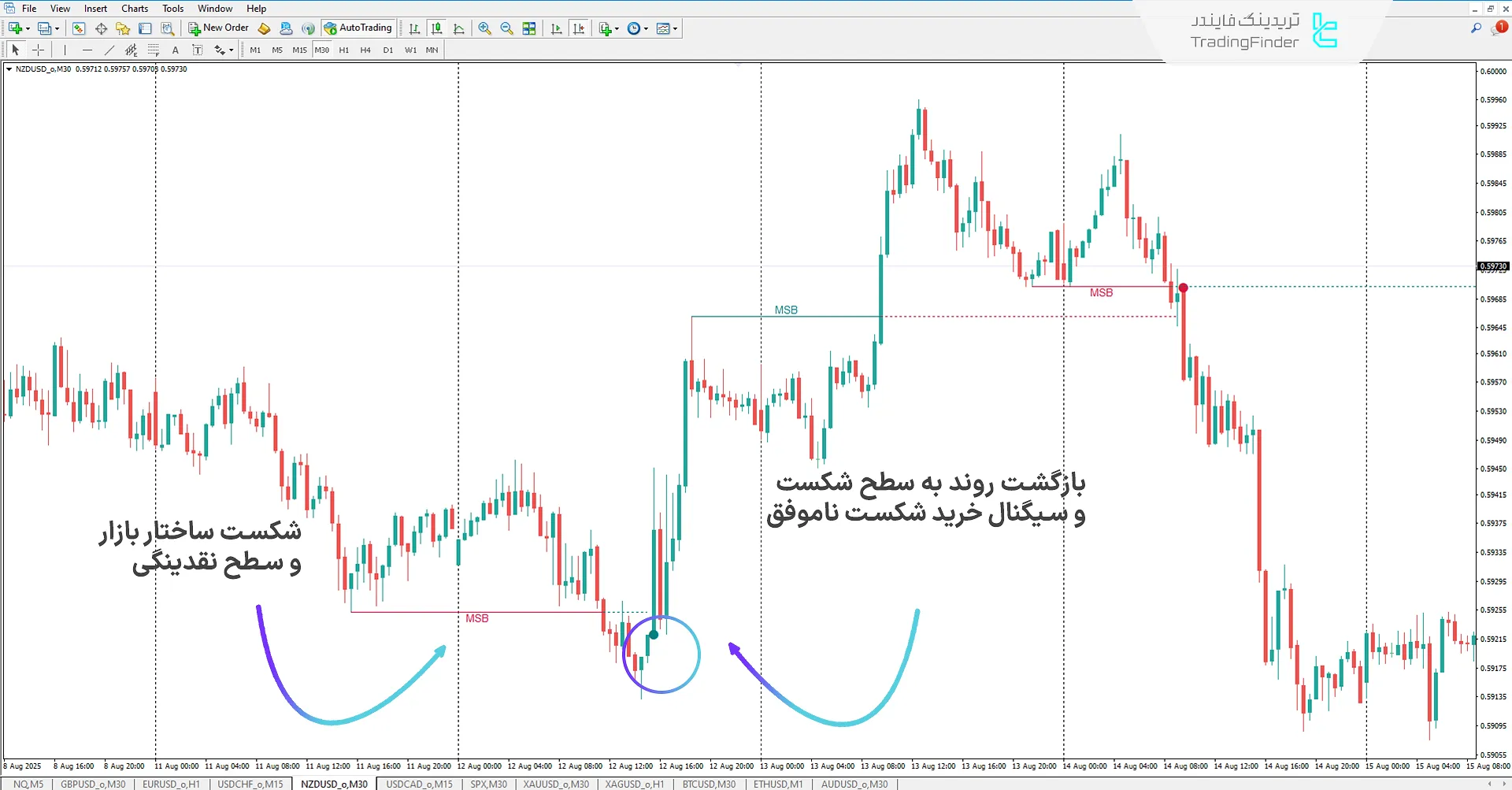 دانلود اندیکاتور نقدینگی سمت خریداران و فروشندگان (Buyside & Sellside) در متاتریدر 4 - [تریدینگ فایندر] 1