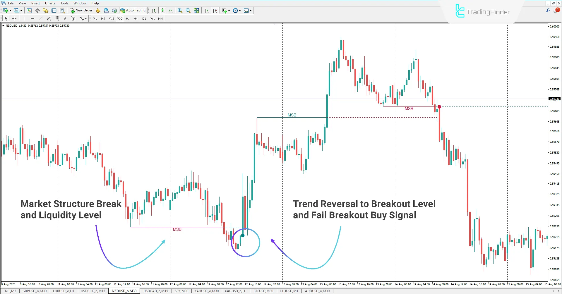Buyside and Sellside Liquidity Indicator for MT4 Download – [TradingFinder] 1