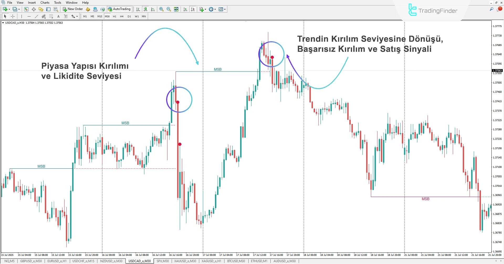 Buyside and Sellside Liquidity Göstergesi MetaTrader 4 İndir - [TradingFinder] 2