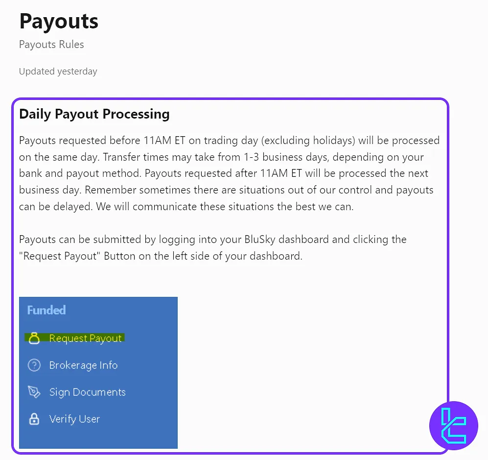 BluSky payouts