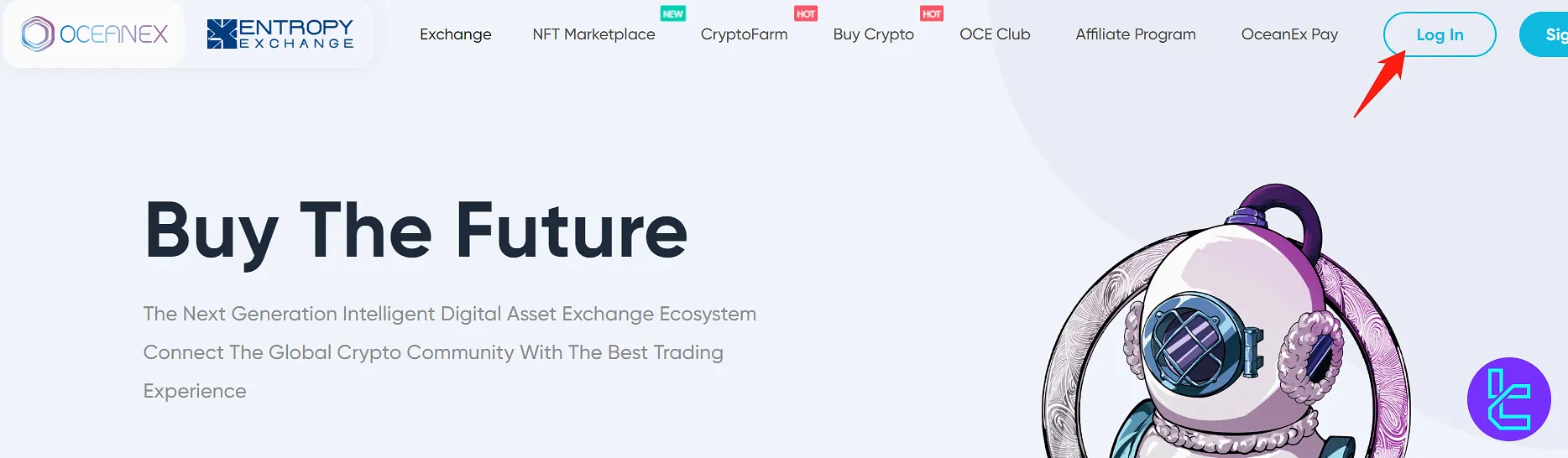 OceanEX login