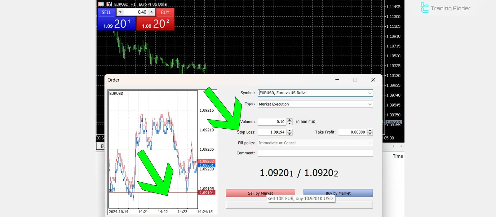 MT5 trade example
