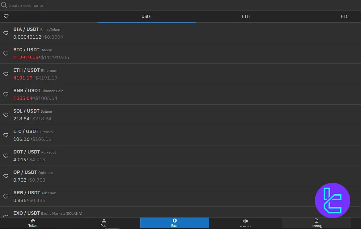 Bilaxy mobile platform
