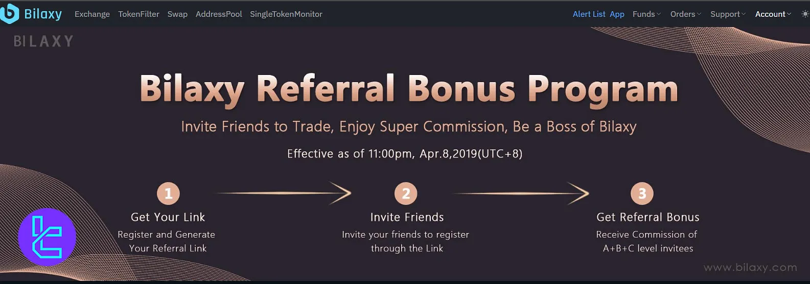 Bilaxy Referral Program
