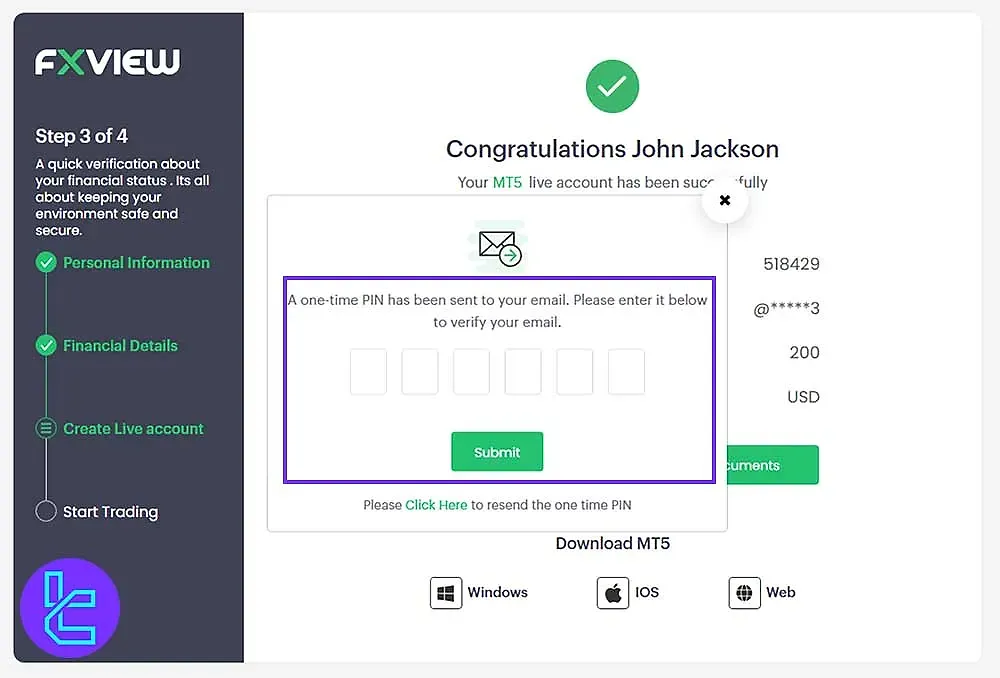 Fxview email verification