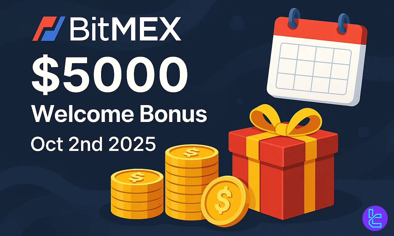 BitMEX $5000 Welcome Bonus for new crypto traders