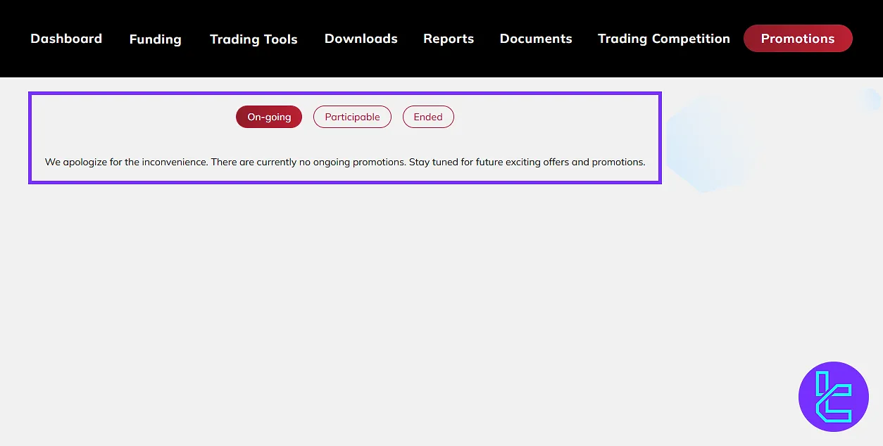 Getting access to the Promotions on the Anzo Capital dashboard