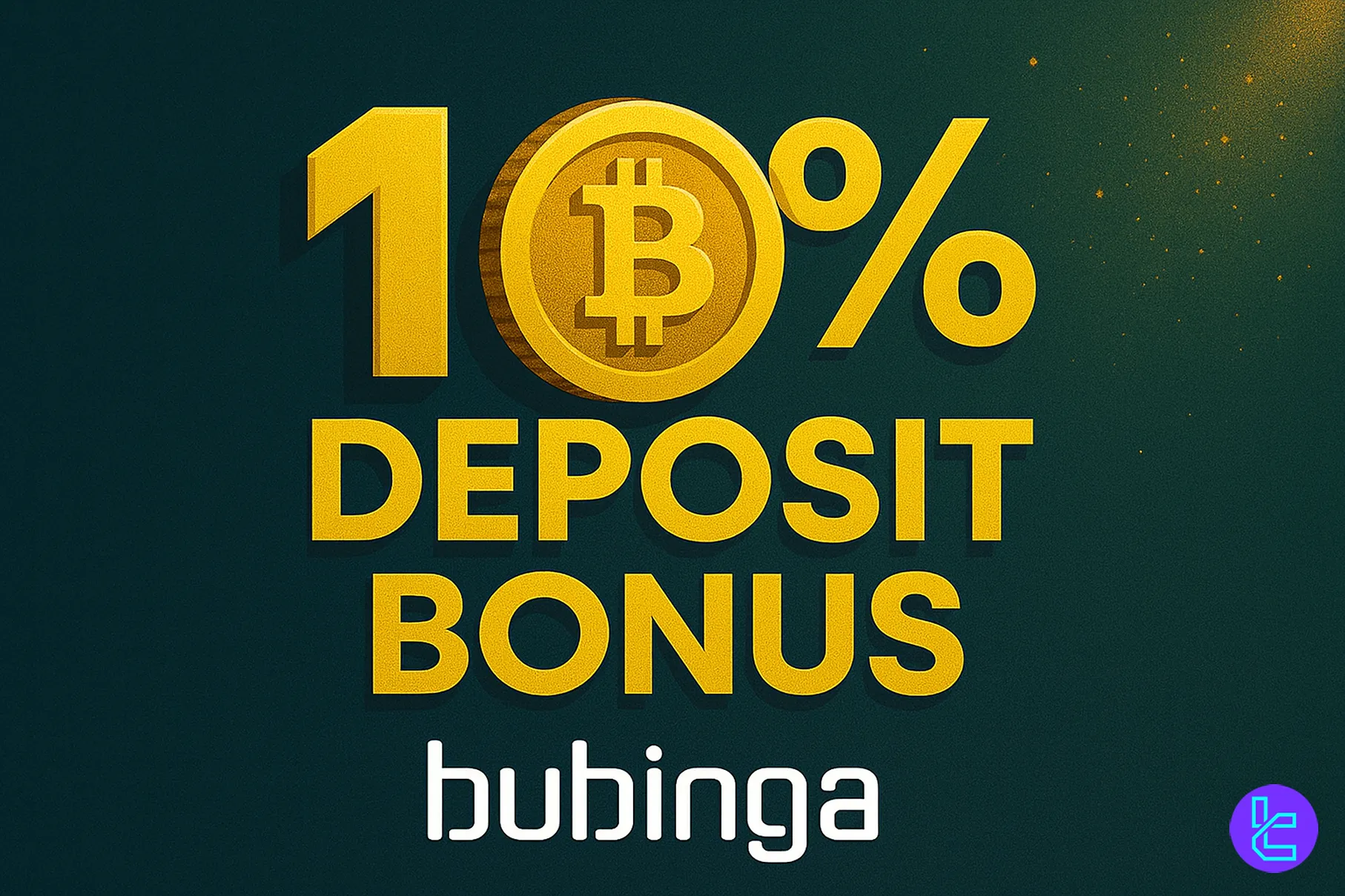 Golden piggy bank and 10% Jeton bonus illustration for Bubinga TradingFinder