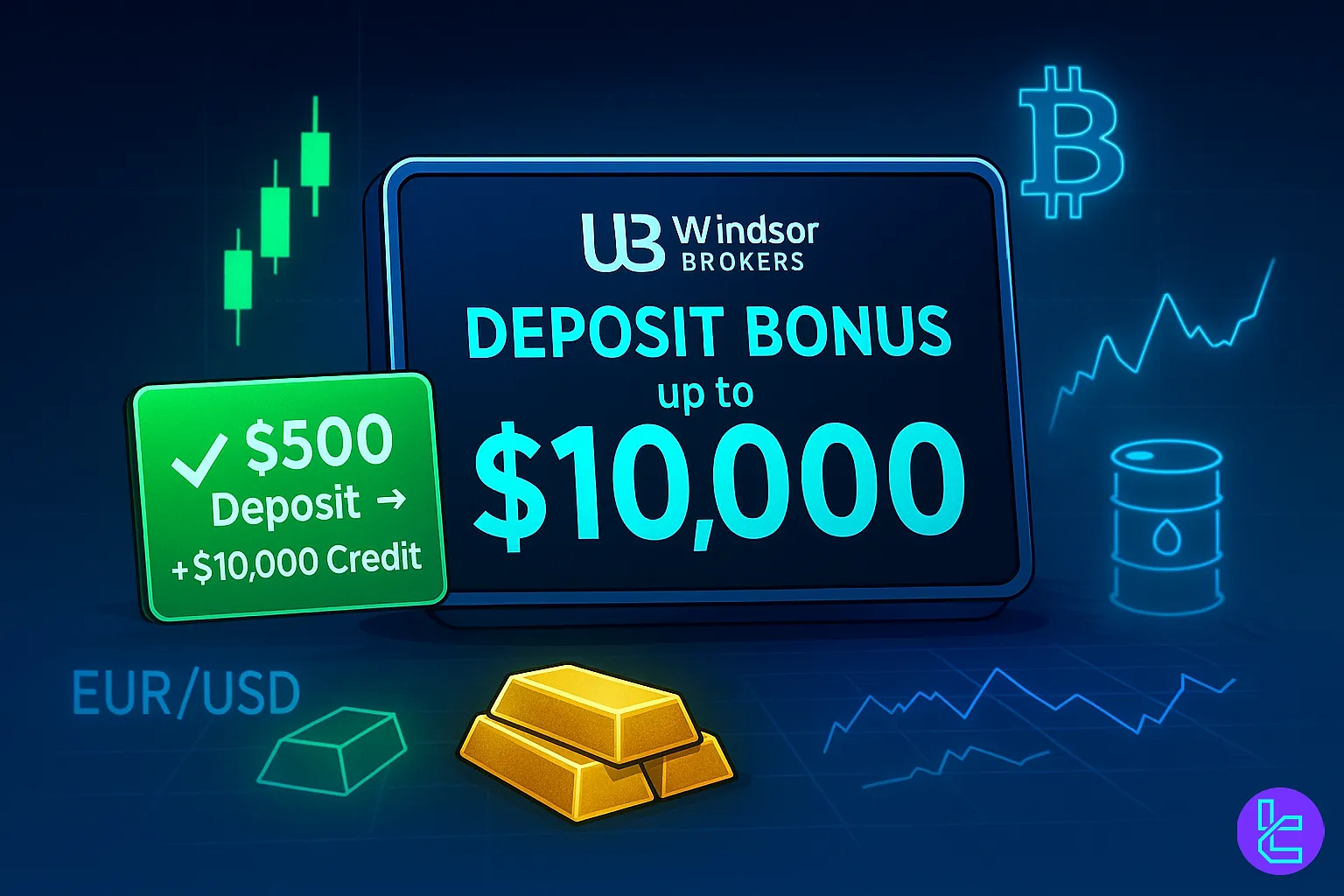Windsor Brokers $10,000 Deposit Bonus