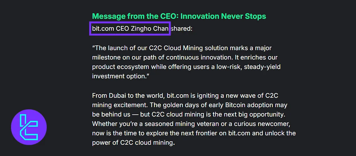 BIT CEO