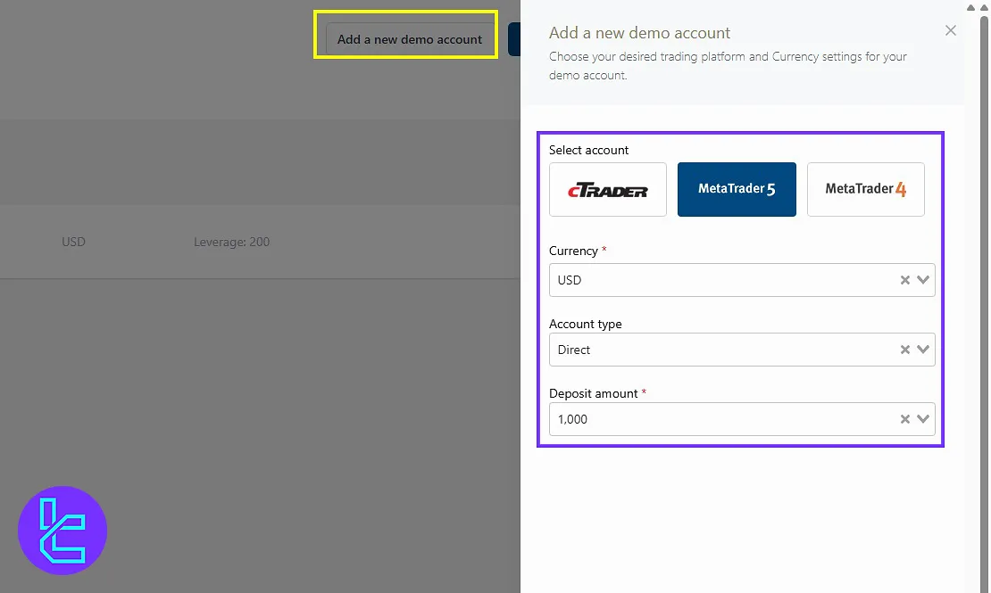 Add a new demo option in the ICM.com cabin