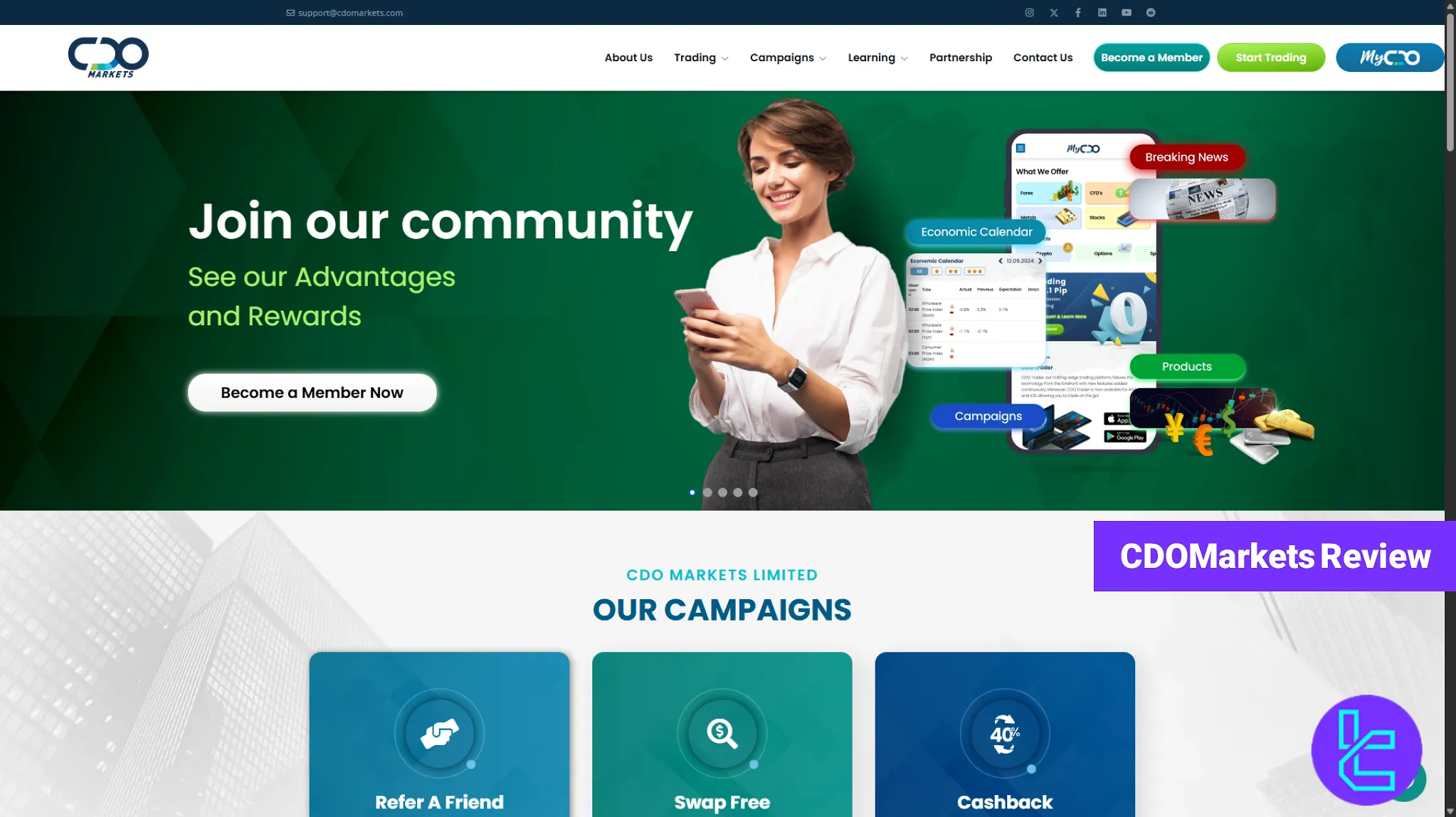 CDOMarkets broker overview